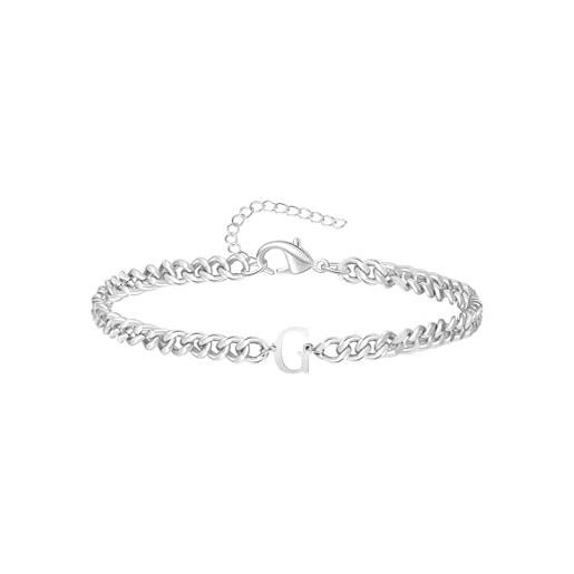 Bracciale Donna In Argento Sterling 925 Con Design Floreale - Regolabile 60 Mm - Gioiello Elegante Per Madre, Figlia, Fidanzata - Confezione Regalo