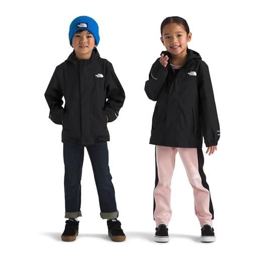 The north face nf0a7zzpkx7 kid antora rain jacket giacca unisex bambino tnf black/tnf black taglia 3