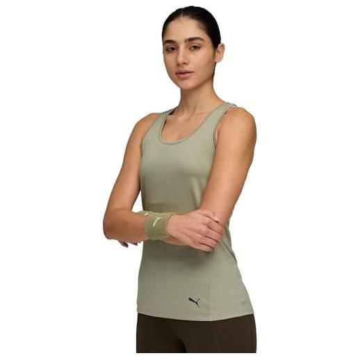 PUMA w tad essential racerback tank, carri armati unisex - adulto, PUMA black, xs