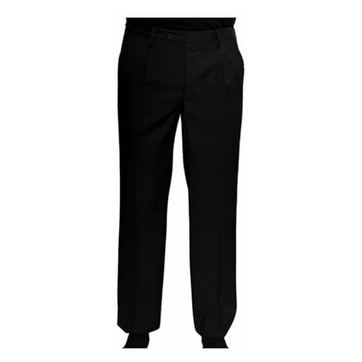 DRAGO'S Pantalone Classico Uomo In Pura Lana Vergine - Made In Italy, Gamba Dritta