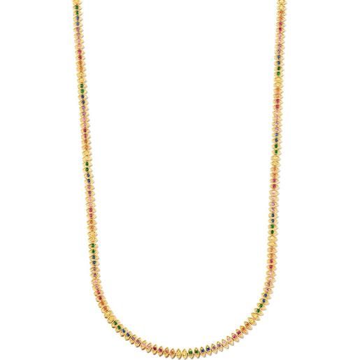 Sydney Evan collana in oro giallo 14kt con zaffiri