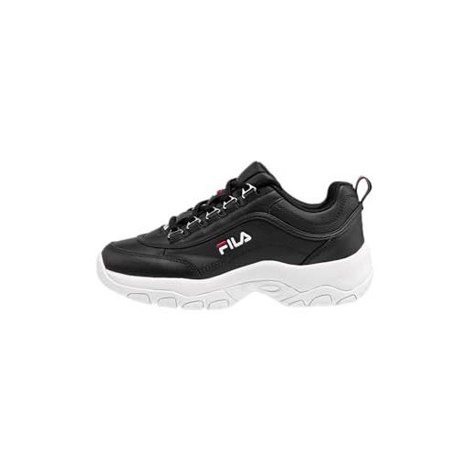 Fila strada low wmn, scarpe da ginnastica donna, nero, 41 eu