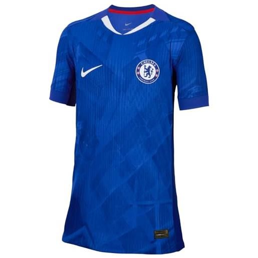 NIKE fc chelsea 2025/26 match home nike authentic dri-fit adv - maglia da calcio per bambini più grandi, hj5214