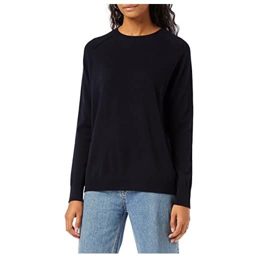 FALKE - maglia a maniche lunghe girocollo da donna, donna, 64007, night sky, xs