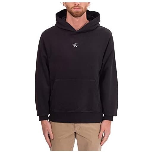 Calvin Klein jeans - felpa uomo con micro logo - taglia xl