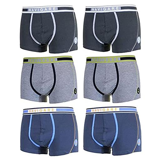 Navigare 6 boxer ragazzo bimbo mutanda bambino 10-12-14-16 anni varie fantasie (21049zj, 12 anni)