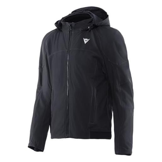 DAINESE - ignite 2 tex jacket, giacca moto in tessuto con cappuccio, uomo, nero, 44