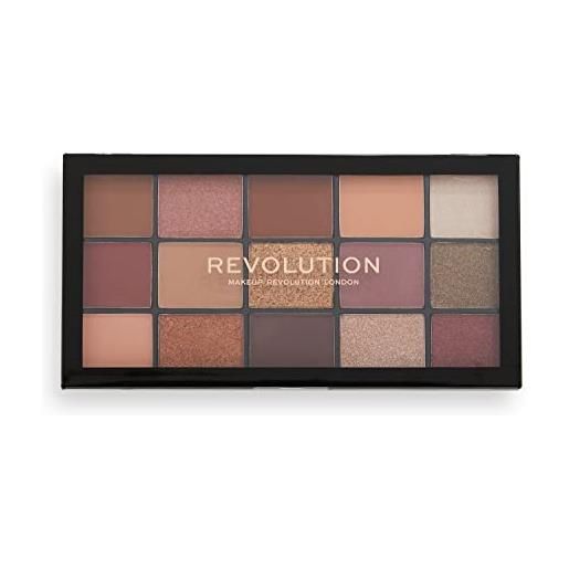 Revolution Beauty London makeup revolution, reloaded, palette di ombretti, seduction, 15 tonalità, 16.5g