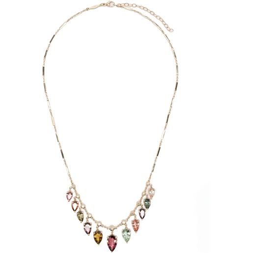 Jacquie Aiche collana sophia in oro giallo 14 carati con diamanti