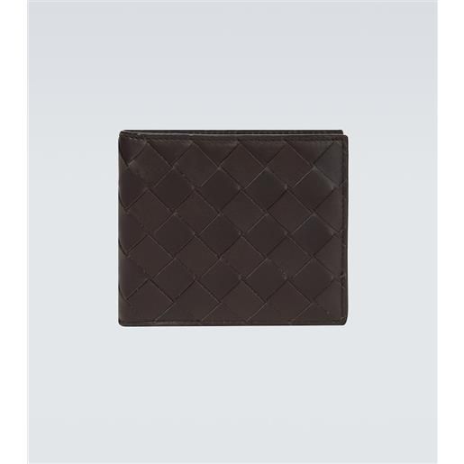 Bottega Veneta portafoglio in pelle intrecciato