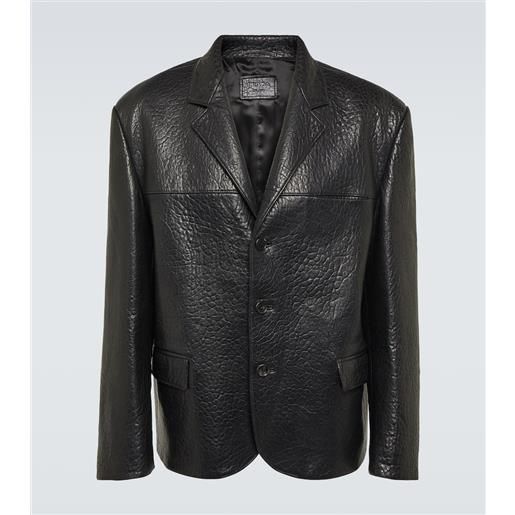 Prada giacca in pelle