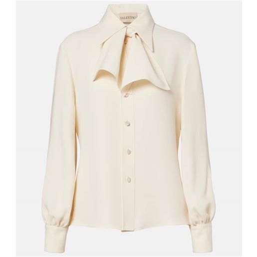 Valentino blusa in cady couture