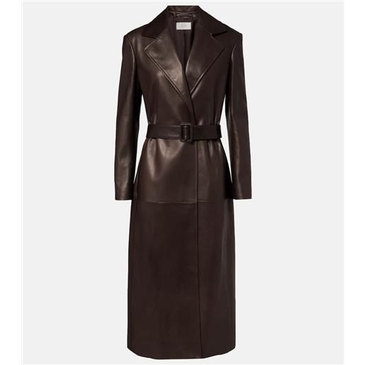 The Row cappotto raisa in pelle