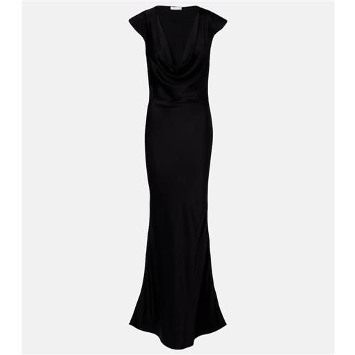 The Row abito lungo tefra in raso