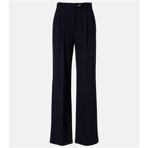 The Row pantaloni virgil in gabardine di lana