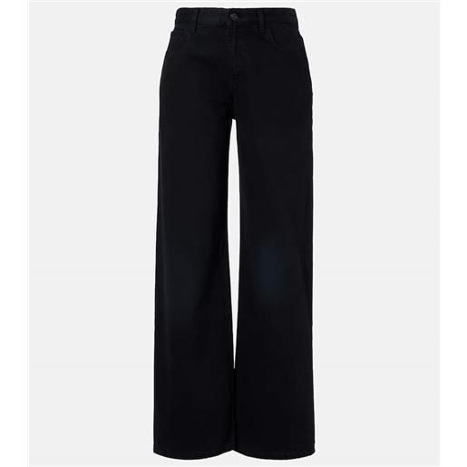 The Row jeans eglitta a gamba larga e vita bassa