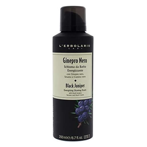 L'Erbolario ginepro nero schiuma da barba energizzante 200 ml