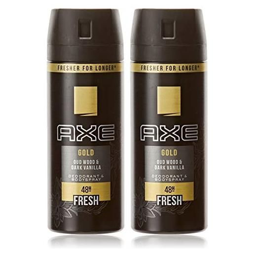 Axe - gold deodorante -pack 2 x 150 ml