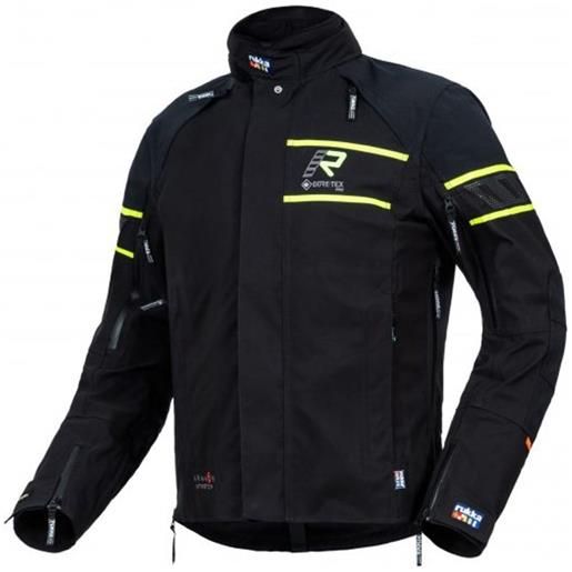 RUKKA - giacca RUKKA - giacca rapto-r gore-tex nero / giallo fluo