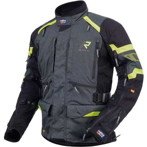 RUKKA - giacca RUKKA - giacca madagasca-r gore-tex grigio / nero / giallo fluo