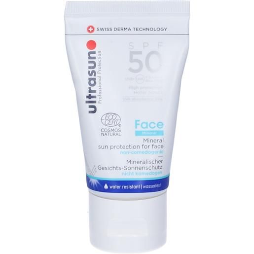 Ultrasun AG ultrasun mineral face protezione solare minerale per il viso spf 50 40 ml crema solare