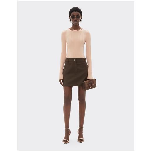 Ferrari maglia in viscosa stretch - female maglioni e felpe powder pink 42