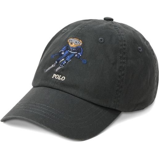 Polo Ralph Lauren cappello da baseball polo bear - grigio