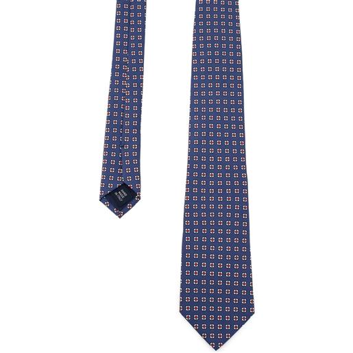 Polo Ralph Lauren cravatta in seta con motivo geometrico - blu