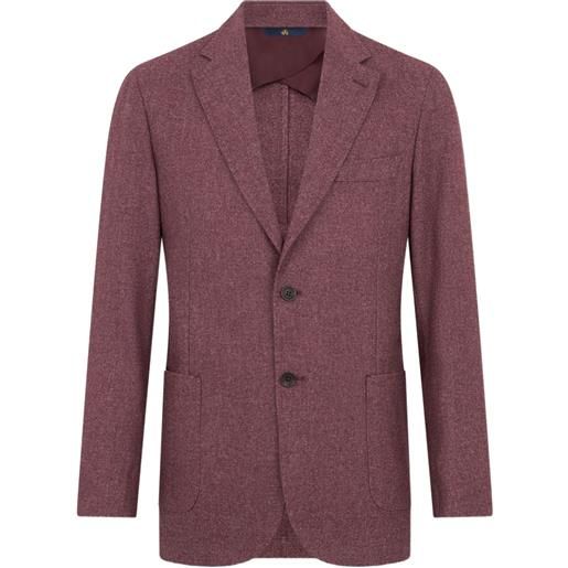 Brooks Brothers blazer con revers a lancia - rosso