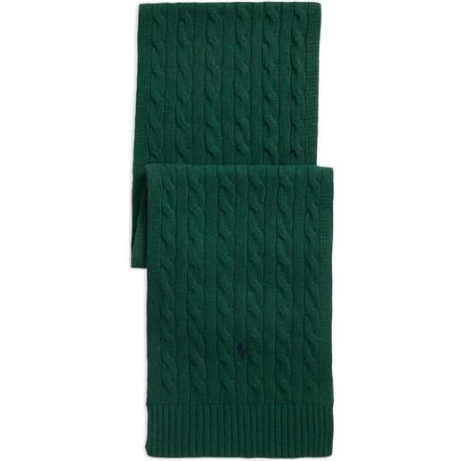 Polo Ralph Lauren sciarpa in maglia - verde