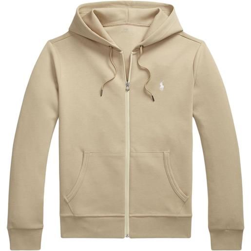 Polo Ralph Lauren felpa con ricamo polo pony - toni neutri