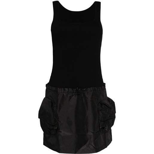 JNBY abito corto smanicato - nero