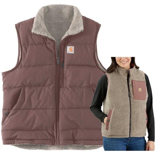 CARHARTT smanicato donna reversibile in teddy nutmag