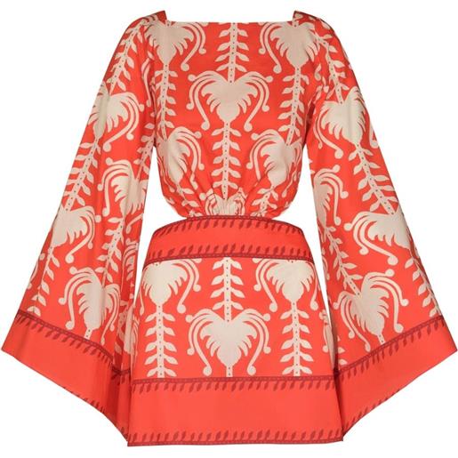 Johanna Ortiz abito words of wisdom - rosso