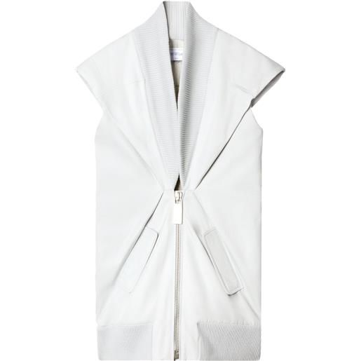 Off-White abito corto artic ice i - bianco