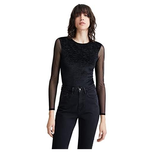 Desigual body_soft 2000 black camicetta, m da donna