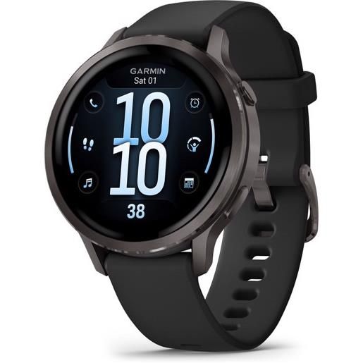 Garmin venu 4 3,05 cm (1.2") amoled 41 mm digitale 390 x 390 pixel touch screen nero wi-fi gps (satellitare)
