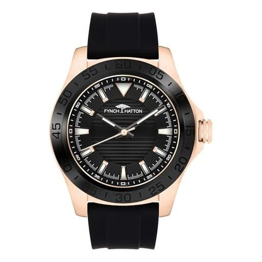 FYNCH-HATTON orologio analogico al quarzo da polso uomo con cinturino in silicone fht-0017-pq