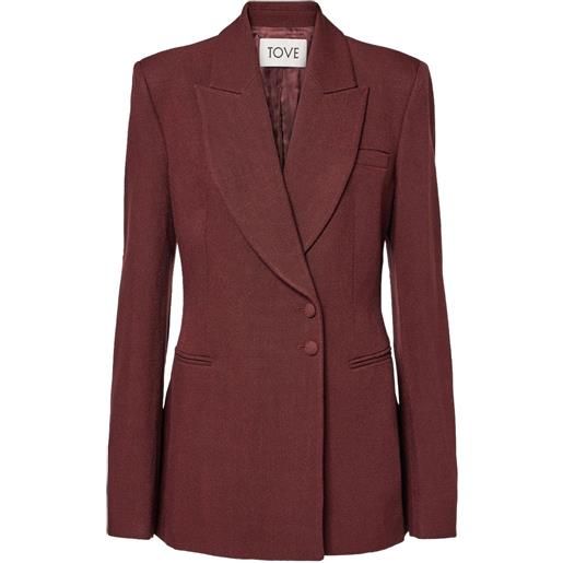 TOVE blazer doppiopetto yana - rosso
