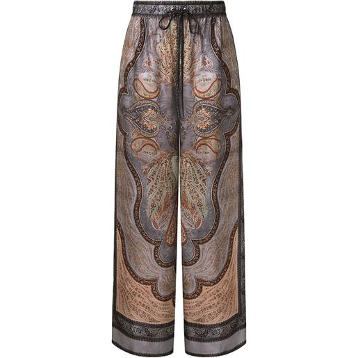 ZIMMERMANN pantaloni con coulisse - blu