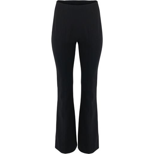 Carolina Herrera pantaloni slim svasati - nero