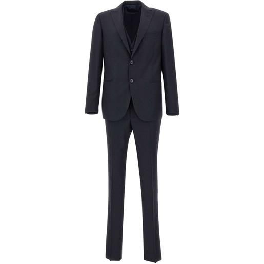 Marchesani completo con revers a lancia (3 pezzi) - blu