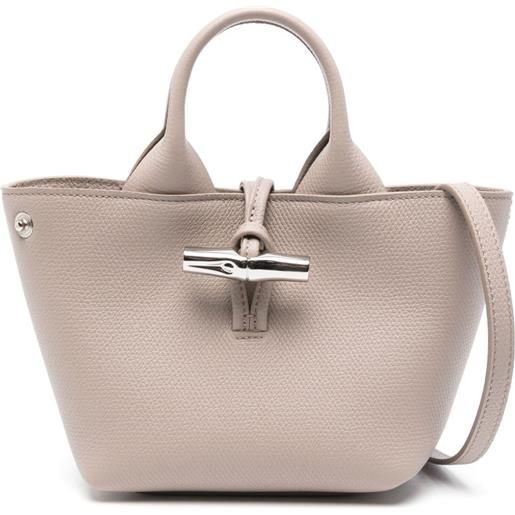 Longchamp borsa tote le roseau xs - toni neutri