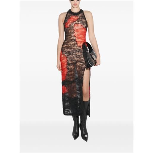 MISBHV abito midi girocollo - nero