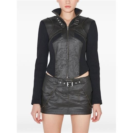 MISBHV giacca in cotone cerato - nero