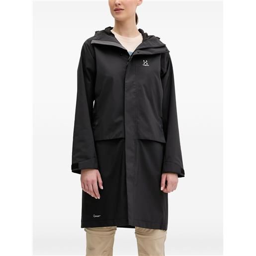 Haglöfs cappotto aria con cappuccio - nero
