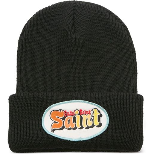 SAINT MXXXXXX berretto con applicazione - nero