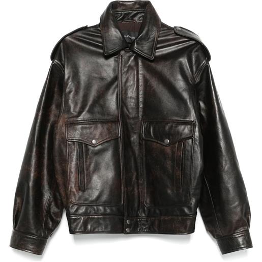 Manokhi giacca devin - marrone