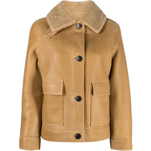 Yves Salomon giacca corta - toni neutri