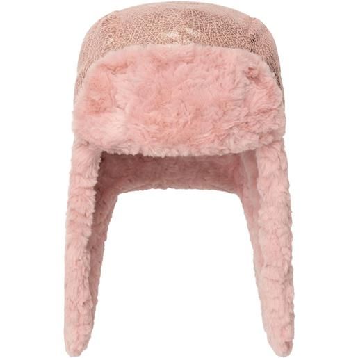Unreal Fur cappello amelia in pelliccia sintetica - rosa